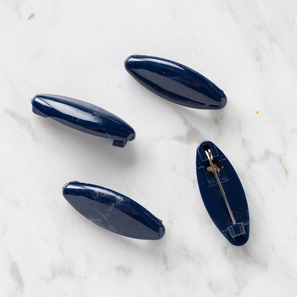 Loren 4'lü Lacivert Eşarp İğnesi